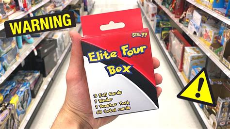 Population lives within 10 miles of a target store. *STILL DO NOT BUY THIS!* Opening Pokemon Cards Elite Four Box FROM TARGET STORE! - YouTube