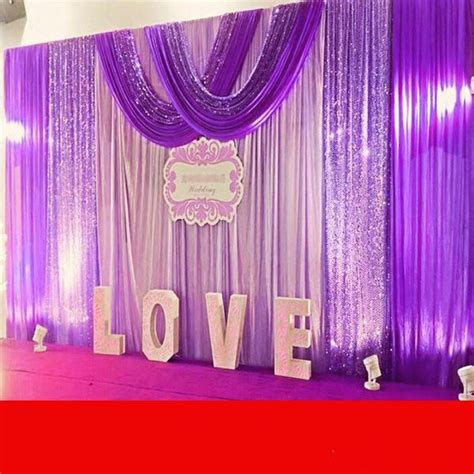 2020 Ce Silk Wedding Backdrop Curtain Wedding Decoration Stage