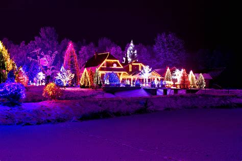 Christmas Village Night Wallpapers Wallpaper Cave