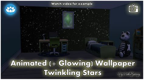 Mod The Sims Animated Wallpaper Twinkling Stars