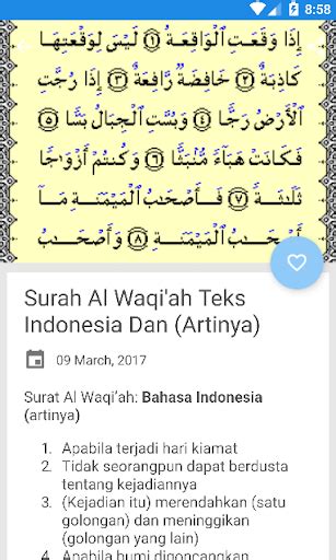 Menghapus dosa di dunia 9. Download Surah al waqiah lengkap Google Play softwares ...