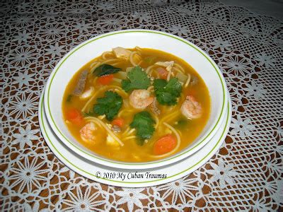 My Cuban Traumas: Combination Asian Soup - Sopa Asiática