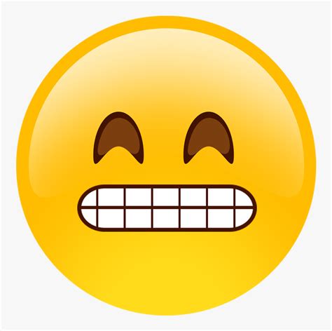 Gergin Emoji Clipart Emoticon Emoji Smiley Nervous Face Hd Png