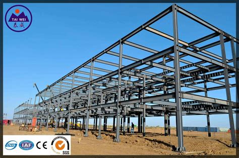 High Strength Structural Steel Prefabricated Workshop Building With