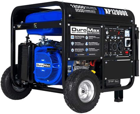 A portable 12000 watt generator perfectly suits domestic and commercial applications; DuroMax XP12000E 12000 Watt Portable Generator Review