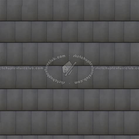 Flat Clay Roof Tiles Texture Seamless 03582