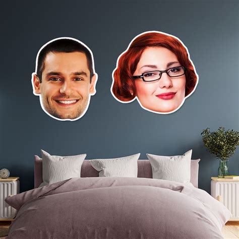 Face Wall Poster Personalised Face Wall Stickers Made In Australia