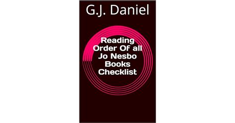Reading Order Of All Jo Nesbo Books Checklist By Gj Daniel
