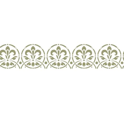 Wall Stencils Border Stencil Pattern 088 Reusable Template For Diy Wall