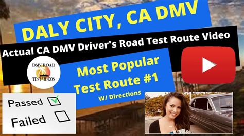 Actual Test Route Daly City Dmv Drivers Test Route 1 Behind The