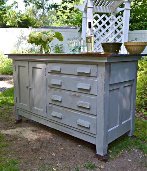Heir And Space An Antique Work Bench Turned Kitchen Island