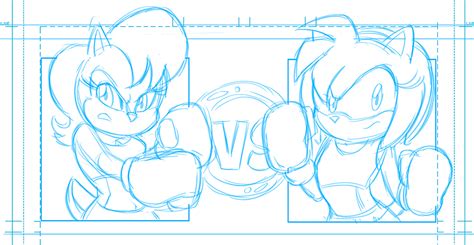 Fight Night Sally Vs Amy Preview Wip By Chauvels On Deviantart