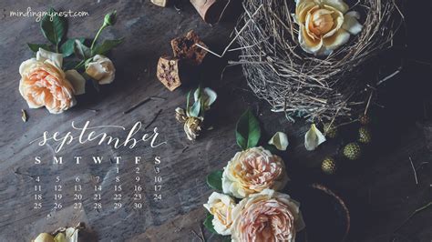 2016 Desktop Calendars Minding My Nest