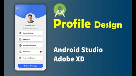 Mobile Ui Design Profile Android Tutorial No 3 Best App Material