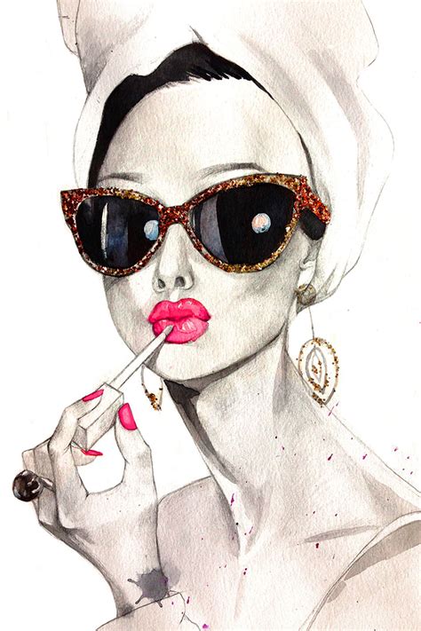 Fashion Illustration Portfolio People — Fashion And Beauty Illustrator Rongrong Devoe