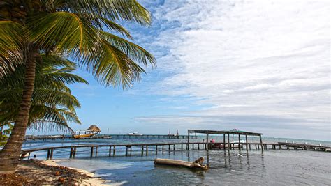 Beachfront Mini Panorama Caye Caulker Belize Photograph By Lee Vanderwalker