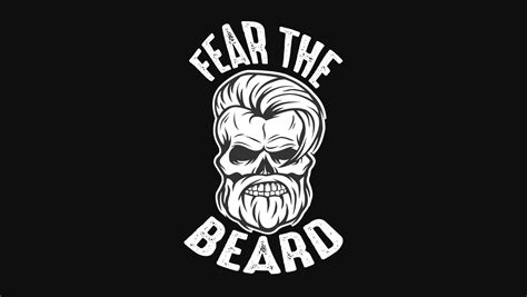 Fear The Beard Print Ready Shirt Design Buy T Shirt Designs