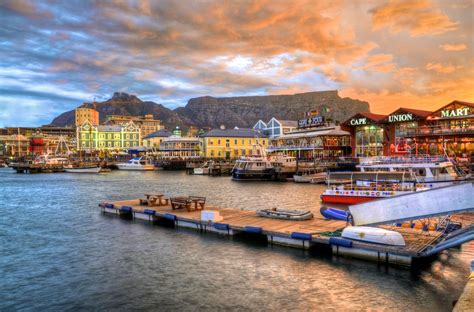 Vanda Waterfront And Sunset Capetown South Africa Flickr