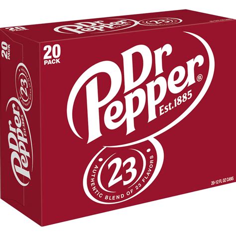 Dr Pepper Soda Oz Cans Shop Soda At H E B