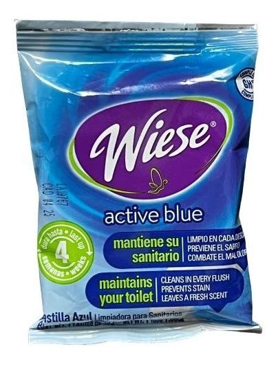 Pastilla Azul Para Baño Wiese Active Blue 48g Meses Sin Intereses
