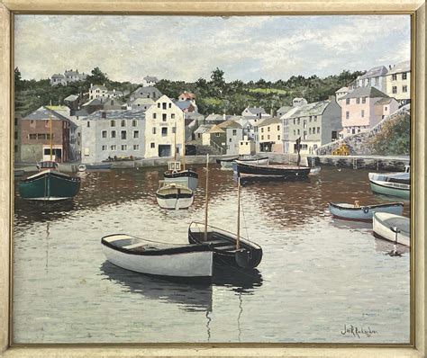 Lot 101 James R Richardson Xx Mevagissey Oil On