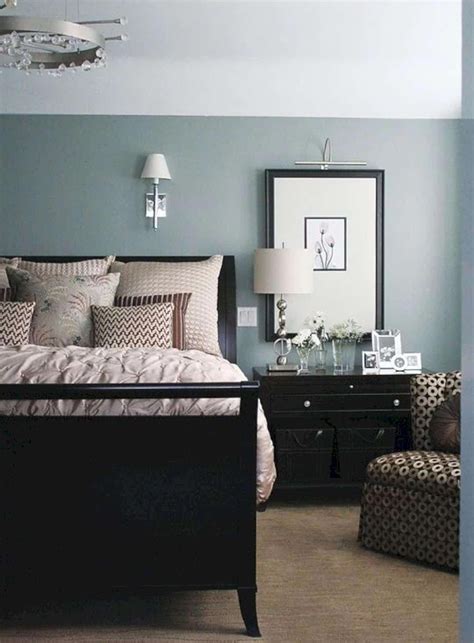 What Color Paint Goes With Dark Brown Furniture In Bedroom