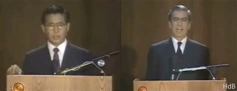 Todos los partidos condenaron el golpe, menos cambio 90, el partido del presidente. Elecciones Perú 1990 - El populista Alberto Fujimori ...