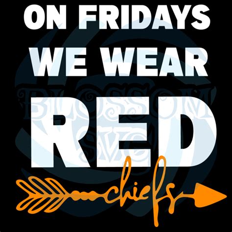 On Fridays We Wear Red Svg Sport Svg Kansas City Chiefs Svg Kansas