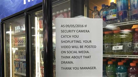 Store To Shoplifters Your Video Will Be Posted On Social Media