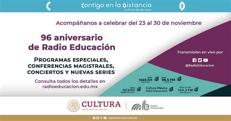 Radio Educación Celebra Su 96 Aniversario Billie Parker Noticias