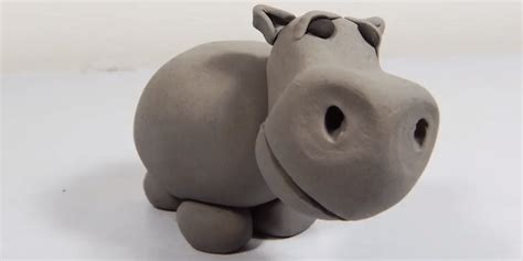 More images for dibujos de ferias faciles » Cómo hacer un hipopótamo de plastilina paso a paso fácil ...