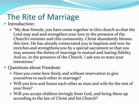 Ppt The Institution And Sacrament Of Marriage Powerpoint Presentation