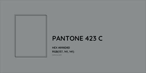 About Pantone 423 C Color Color Codes Similar Colors And Paints