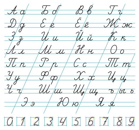 Russian Cursive Cursive Writing Practice Sheets Cursive Writing