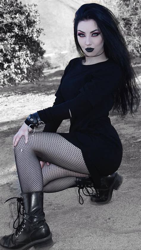 Pin By Spiro Sousanis On Kristiana Fashion Hot Goth Girls Gothic