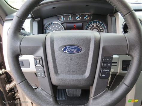 2013 Ford F150 Lariat Supercrew 4x4 Black Steering Wheel Photo