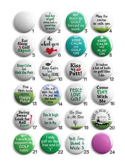 Buying a new putter or driver as a gift is very flashy, but if you're looking for an affordable present that brings a smile on any golf enthusiast's face then a funny golf prank gift is the way to go. Humorous Golf Sayings Interchangeable Magnetic Pendant Toppers