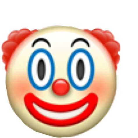 Clown Emoji Iphone Freetoedit Sticker By Itsmerachel