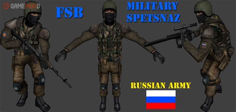 Fsb Military Spetsnaz Cs 16 Skins Players Gsg9 Gamemodd