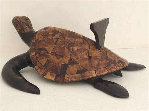 The brillion coconut shell accent table changes that. Tessellated Coconut Shell Turtle Coffee Table For Sale at ...