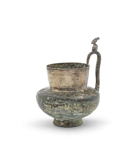 Bonhams A Ghaznavid High Tin Bronze Jug Persia 11th12th Century