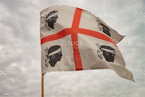 The Flag Of The Four Moors Symbol Of Sardinia Stock Photo Download