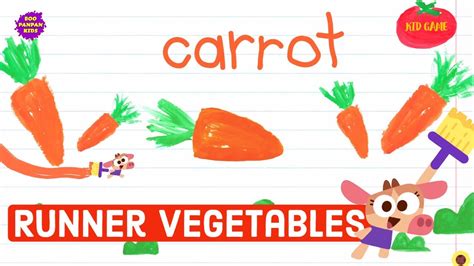 Cowy Runner Vegetables Game Lingokids Boopanpankids Youtube