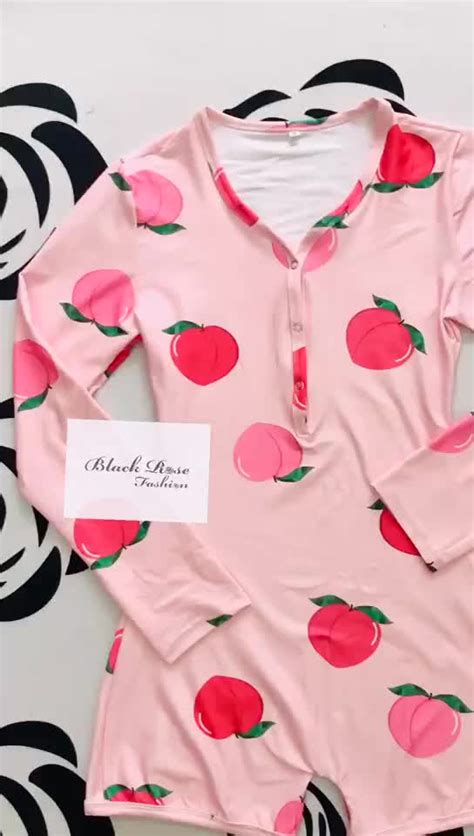 Black Rose Fashion Y New Print Summer Pink Peach Onesie Custom Sexy Cute Onesie For Women Buy