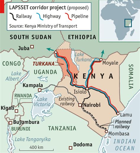 Map Kenya Railways Share Map