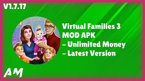 Virtual Families 3 Mod Apk V1717 Unlimited Money Latest Version