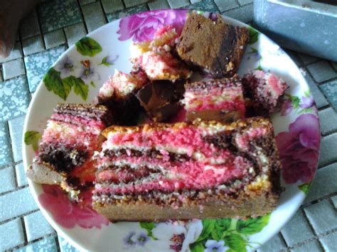 Resepi kek pisang bakar sukatan cawan adalah resepi kek pisang yang simple dan sedap. ~in the twinkling of eyes~: Resepi Kek Marble Pelangi Bakar