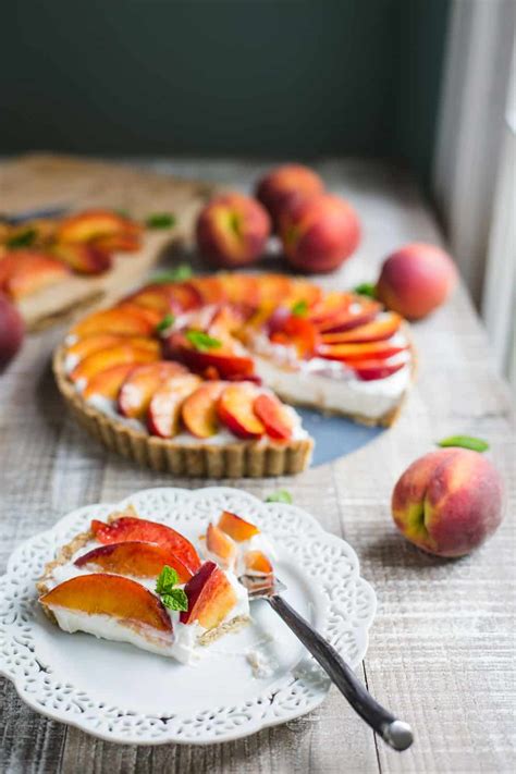 If you're baking cookies on a sheet pan, just center the rack. No Bake Peach Pie (V + GF) | B. Britnell