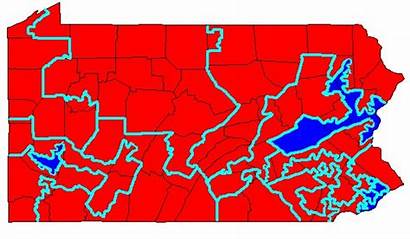 Congressional Districts Pennsylvania Party Election Map Representatives