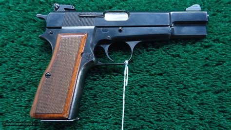 BELGIUM MADE BROWNING HI POWER 9MM PISTOL